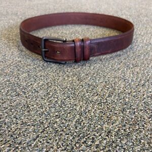 Bass leather belt
